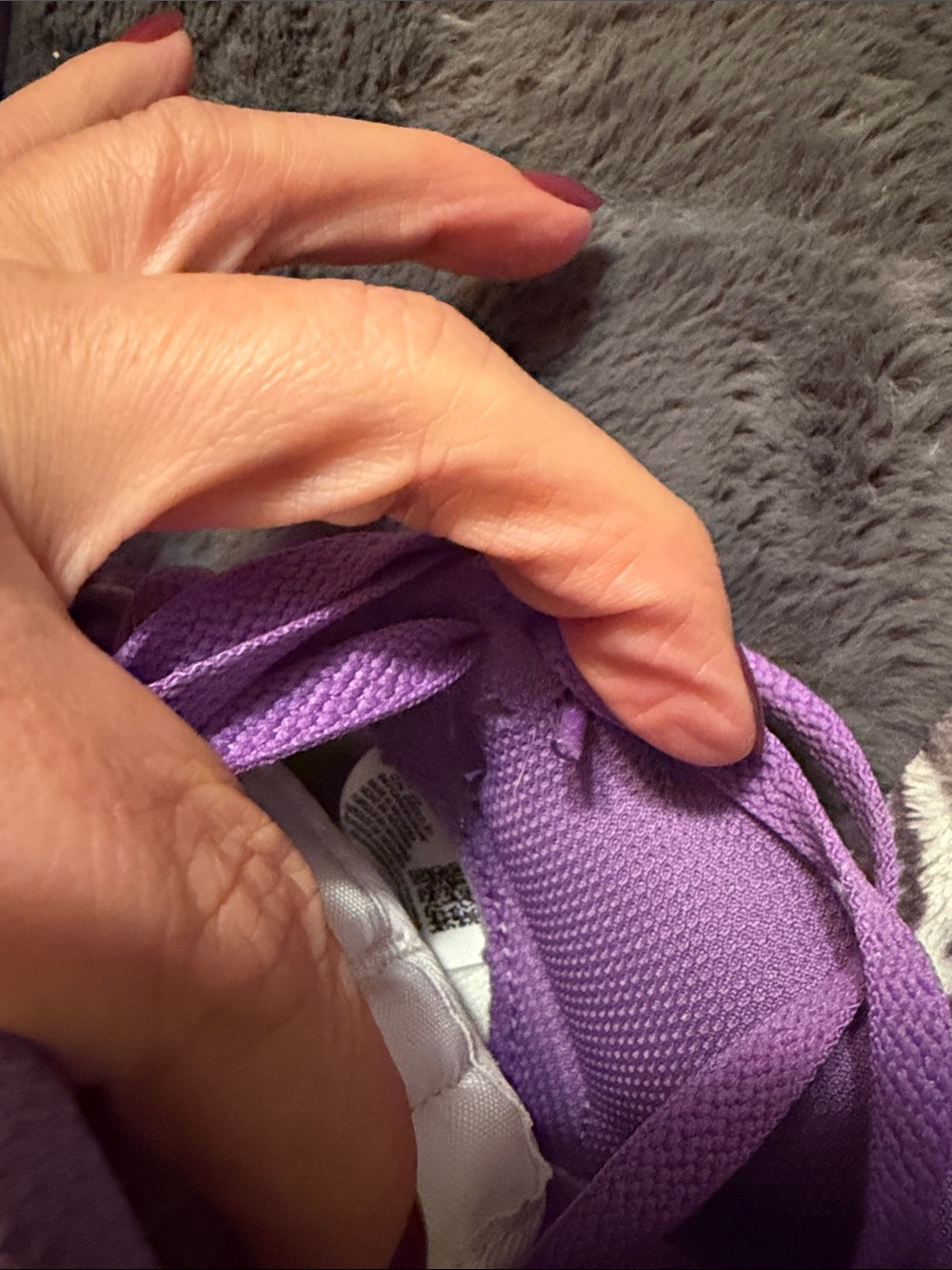 Nike Women’s Low-Top Sneakers — Purple & Cream - Picture 3 of 9